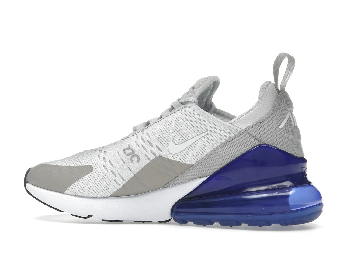 Vue 21 de Nike Air Max 270 Vast Grey Racer Blue