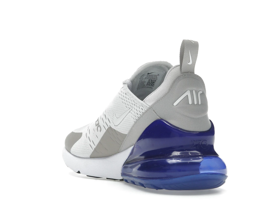 Vue 25 de Nike Air Max 270 Vast Grey Racer Blue