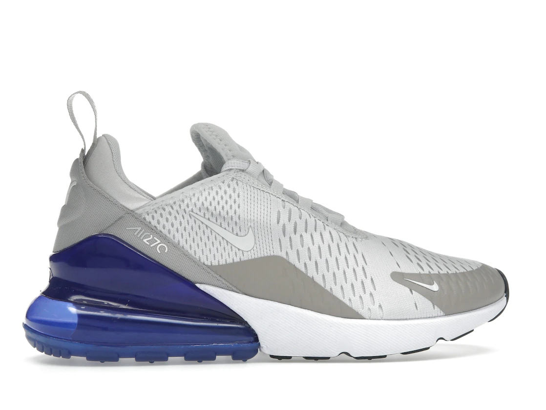 Vue 36 de Nike Air Max 270 Vast Grey Racer Blue