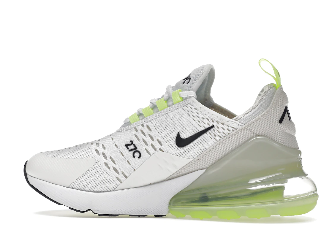 Vue 21 de Nike Air Max 270 White Ghost Green 