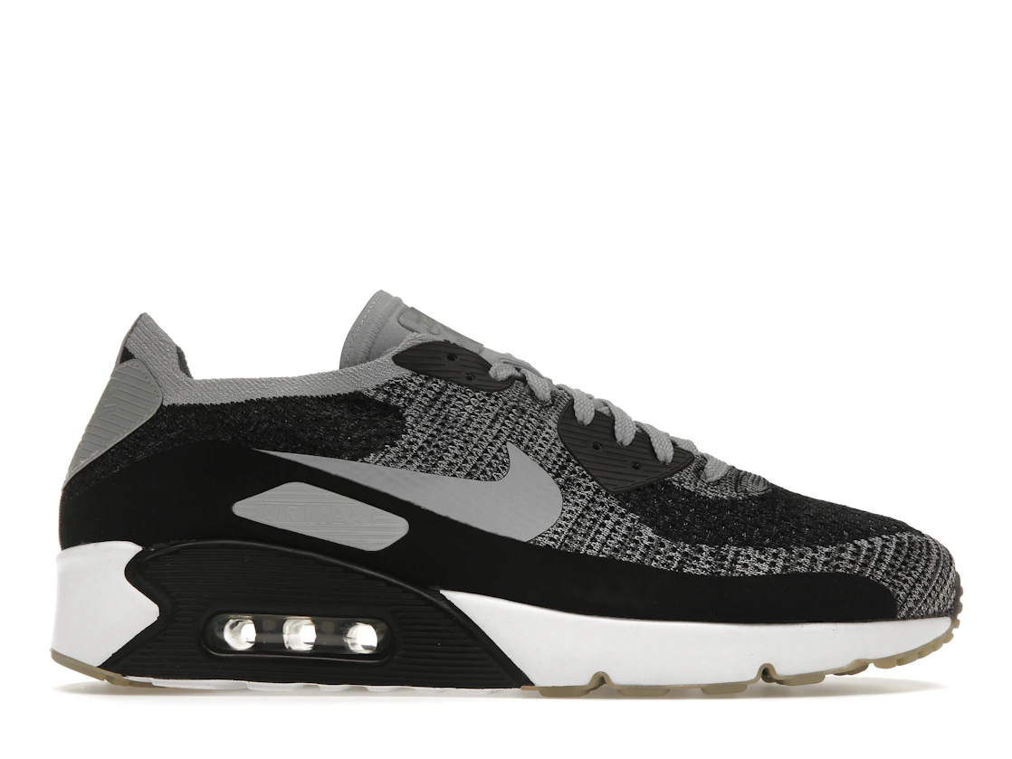 Vue 1 de Nike Air Max 90 Ultra 2.0 Flyknit Black Wolf Grey