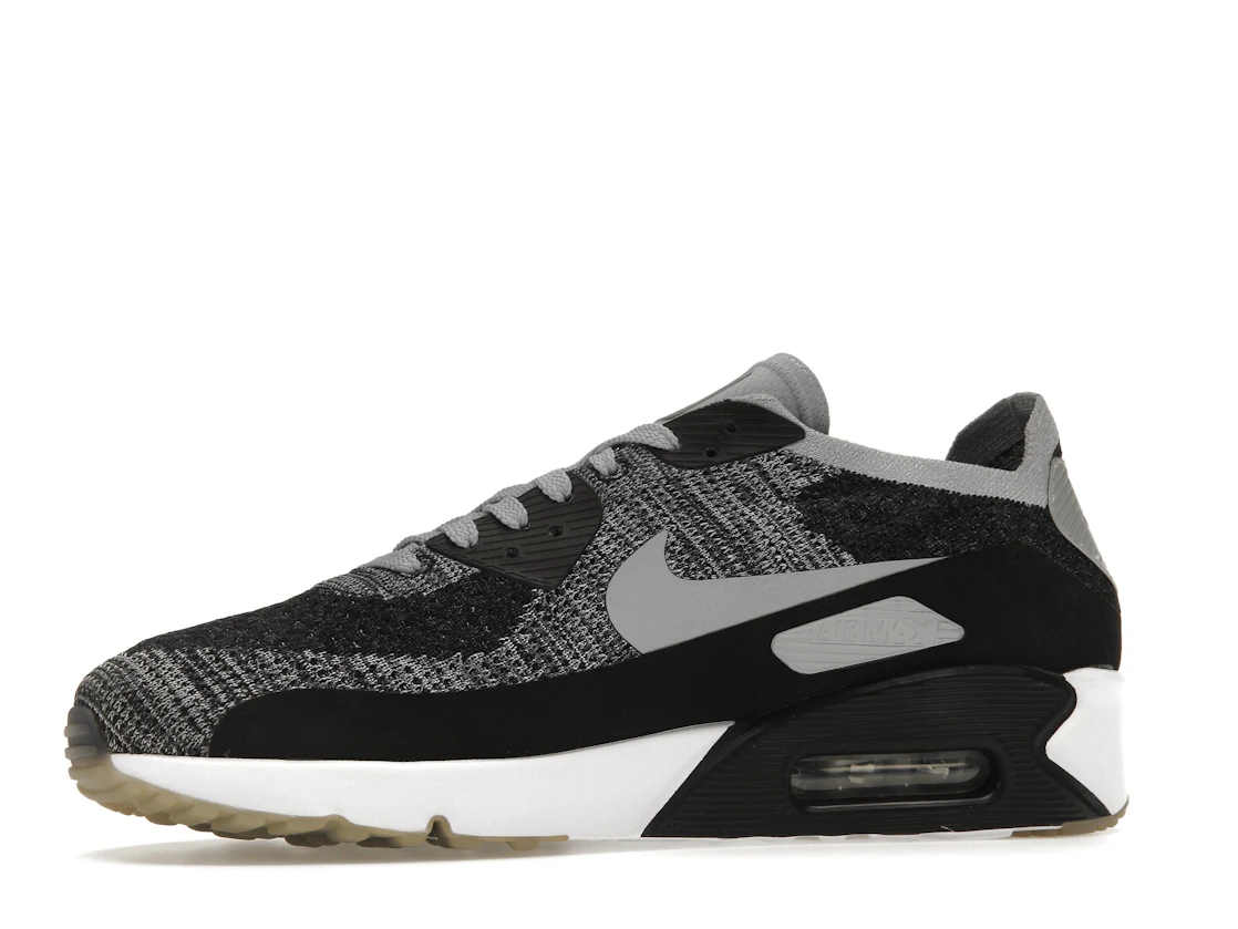 Vue 17 de Nike Air Max 90 Ultra 2.0 Flyknit Black Wolf Grey