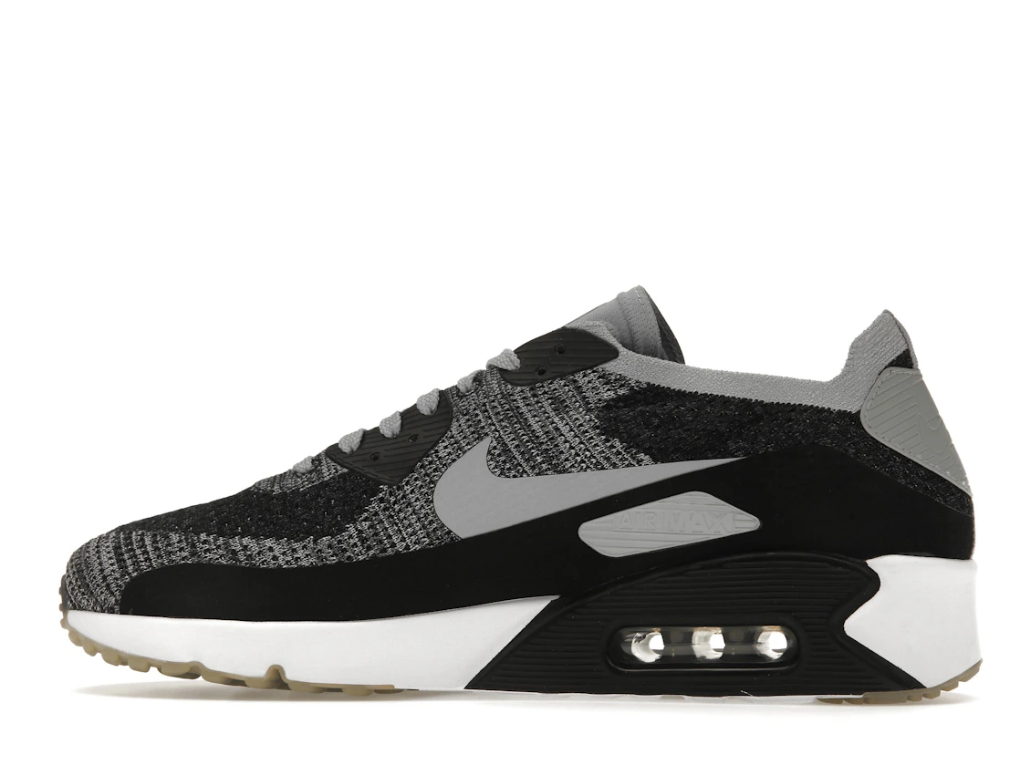 Vue 20 de Nike Air Max 90 Ultra 2.0 Flyknit Black Wolf Grey