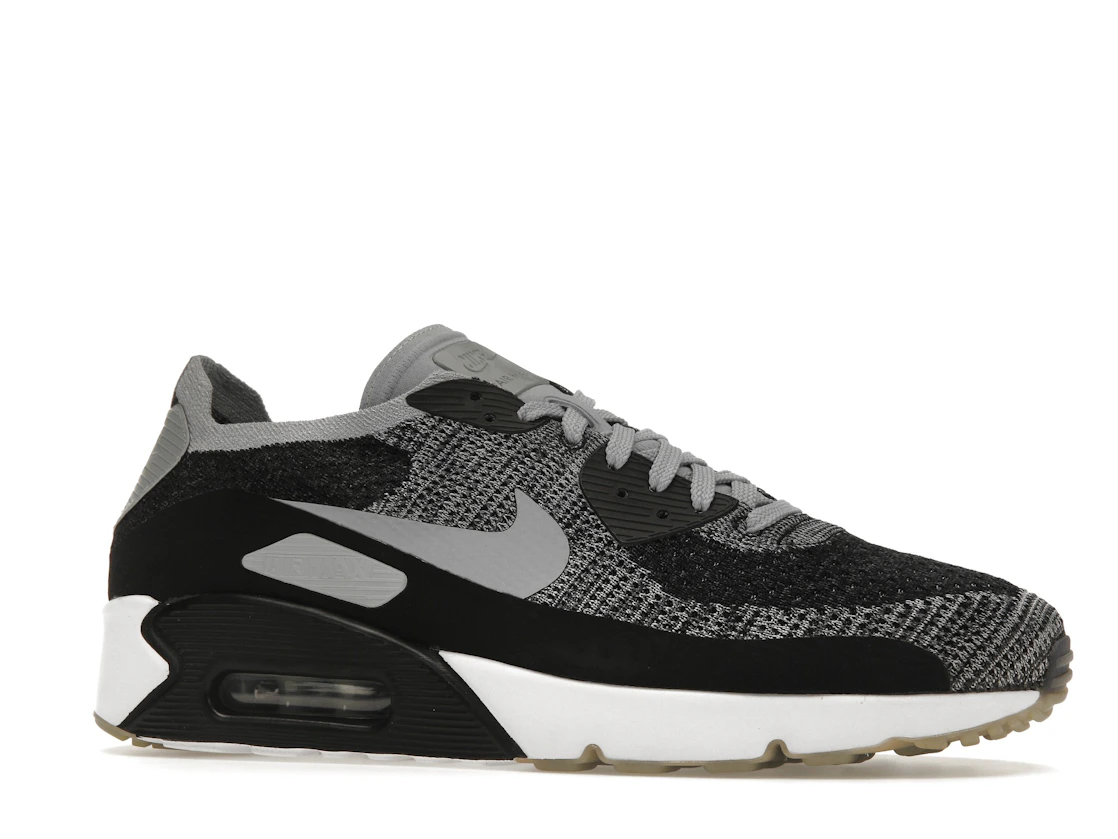 Vue 3 de Nike Air Max 90 Ultra 2.0 Flyknit Black Wolf Grey
