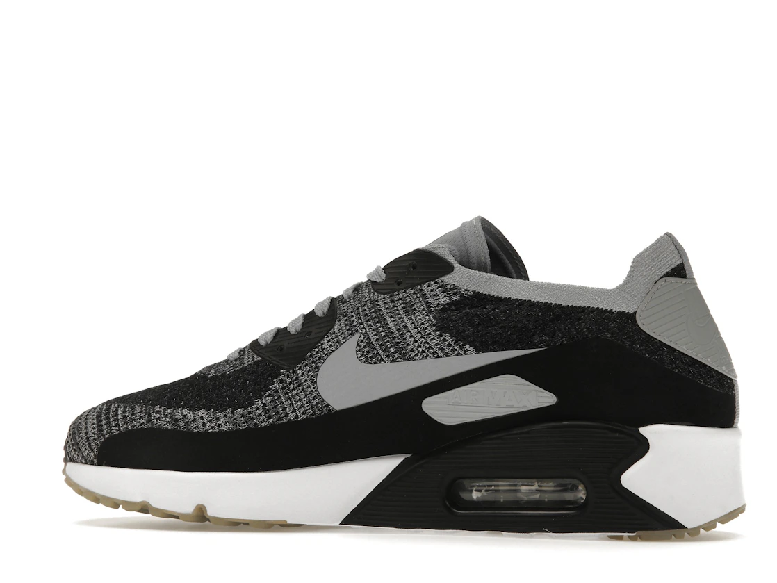 Vue 21 de Nike Air Max 90 Ultra 2.0 Flyknit Black Wolf Grey