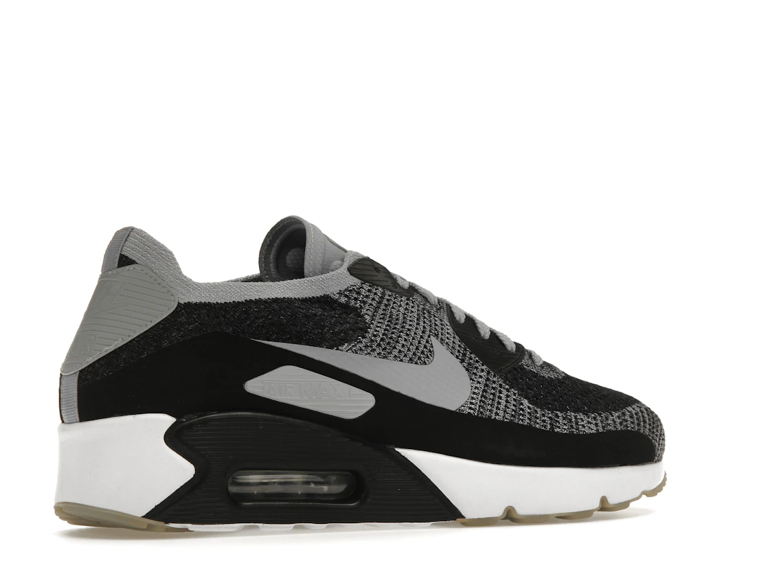 Vue 34 de Nike Air Max 90 Ultra 2.0 Flyknit Black Wolf Grey