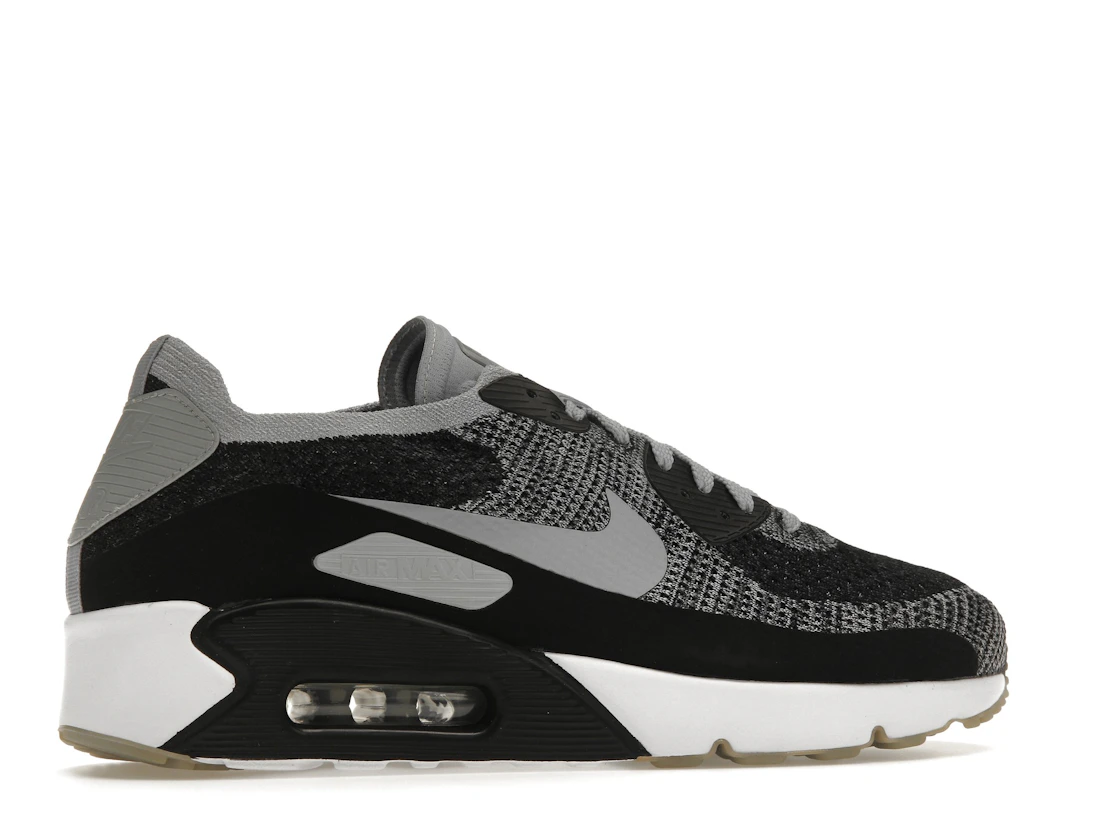 Vue 35 de Nike Air Max 90 Ultra 2.0 Flyknit Black Wolf Grey