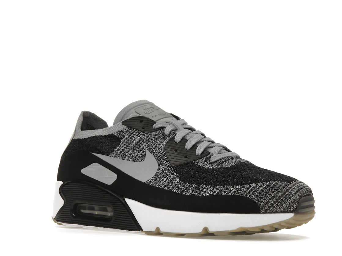 Vue 5 de Nike Air Max 90 Ultra 2.0 Flyknit Black Wolf Grey