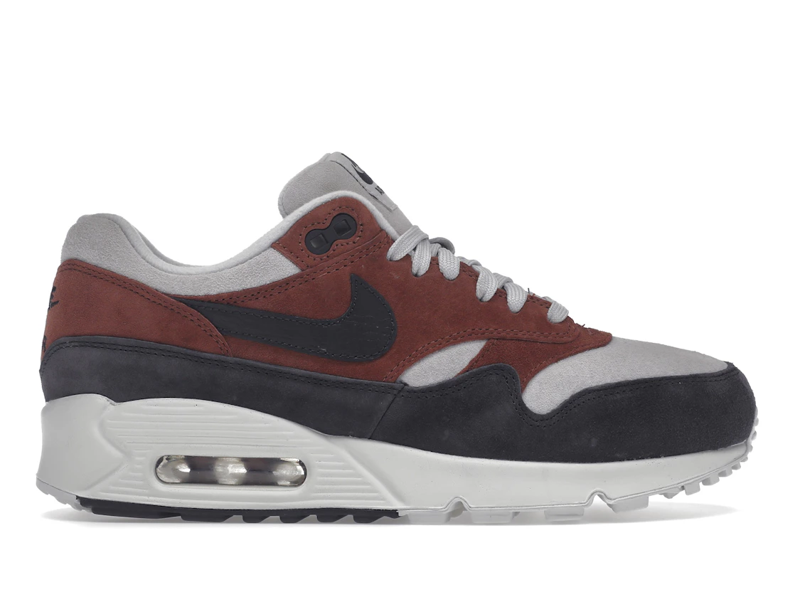 Vue 1 de Nike Air Max 90/1 Red Sepia Oil Grey 
