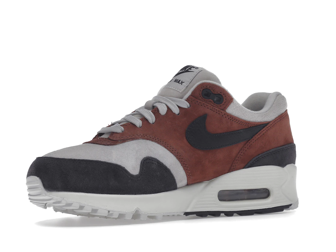 Vue 16 de Nike Air Max 90/1 Red Sepia Oil Grey 