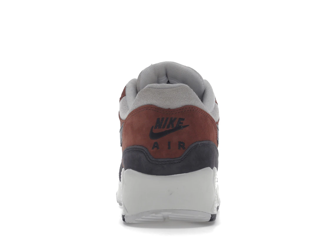 Vue 28 de Nike Air Max 90/1 Red Sepia Oil Grey 