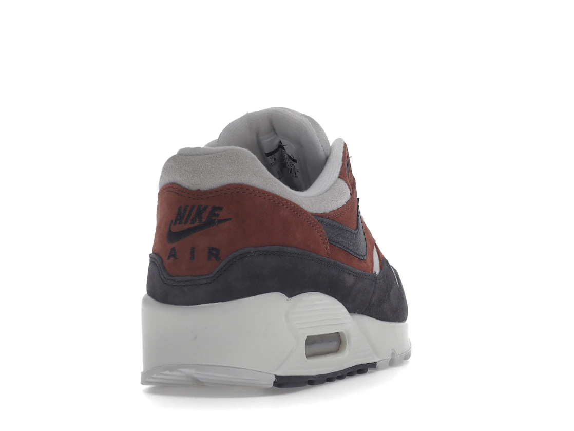 Vue 30 de Nike Air Max 90/1 Red Sepia Oil Grey 