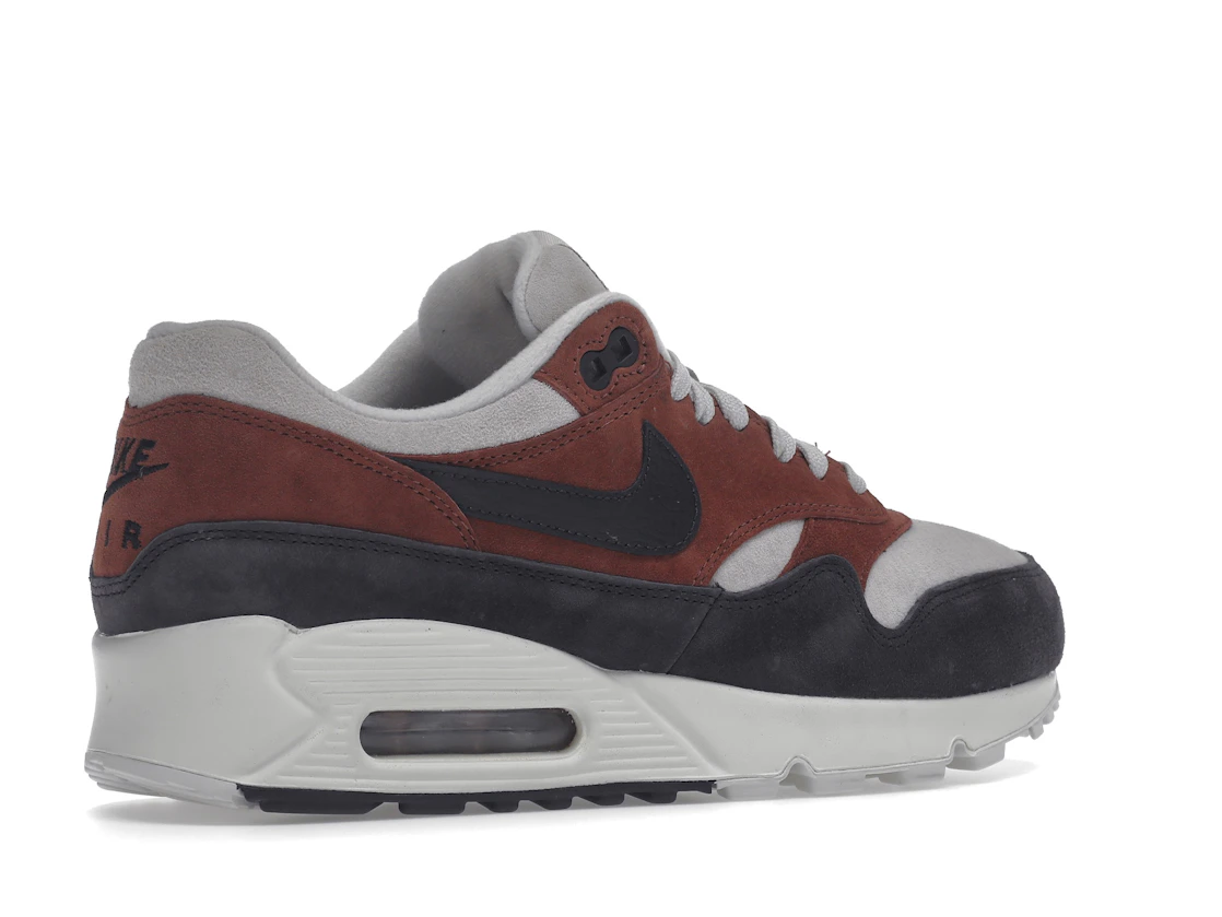 Vue 34 de Nike Air Max 90/1 Red Sepia Oil Grey 