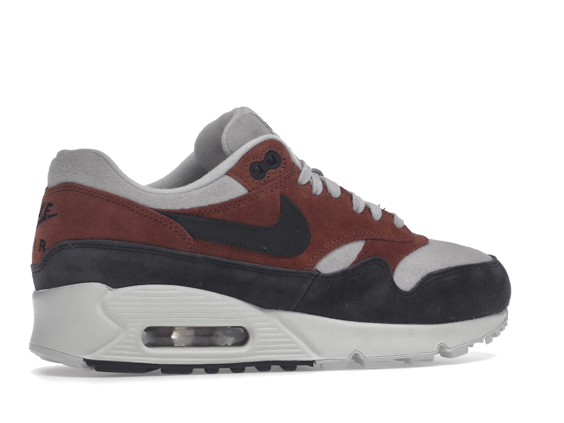 Vue 35 de Nike Air Max 90/1 Red Sepia Oil Grey 