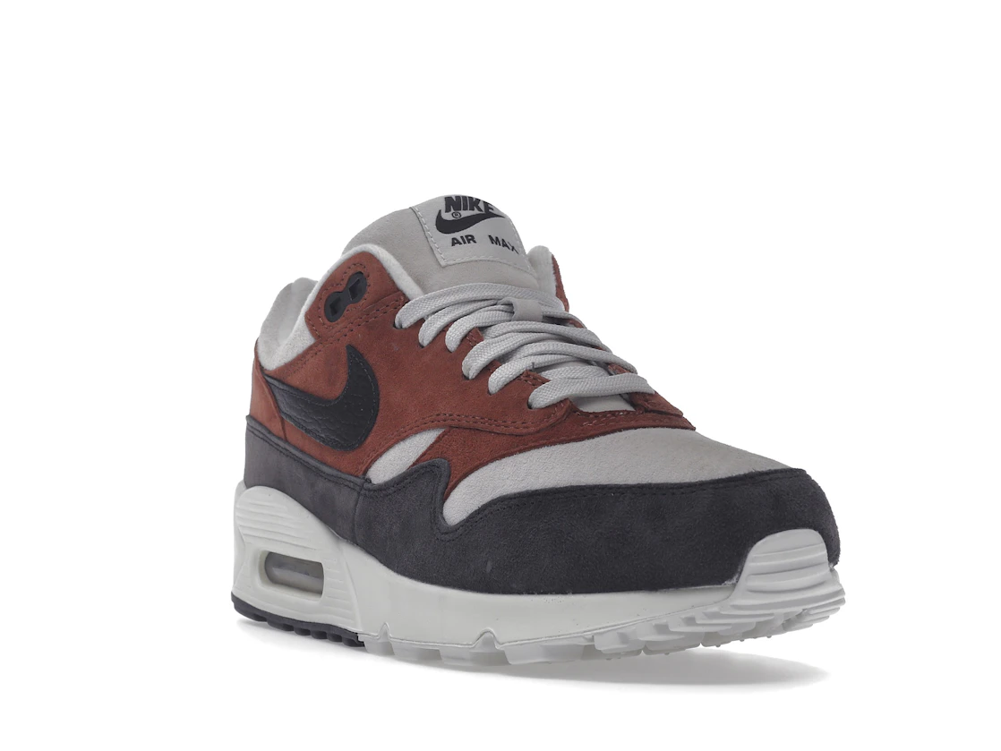 Vue 7 de Nike Air Max 90/1 Red Sepia Oil Grey 