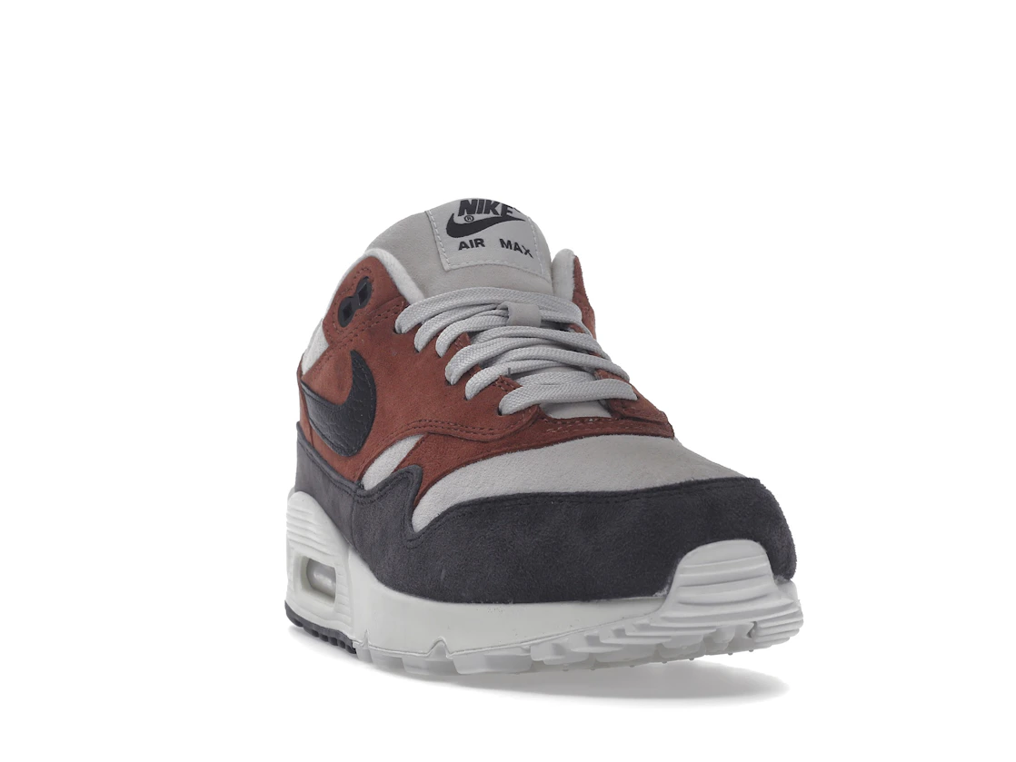 Vue 8 de Nike Air Max 90/1 Red Sepia Oil Grey 