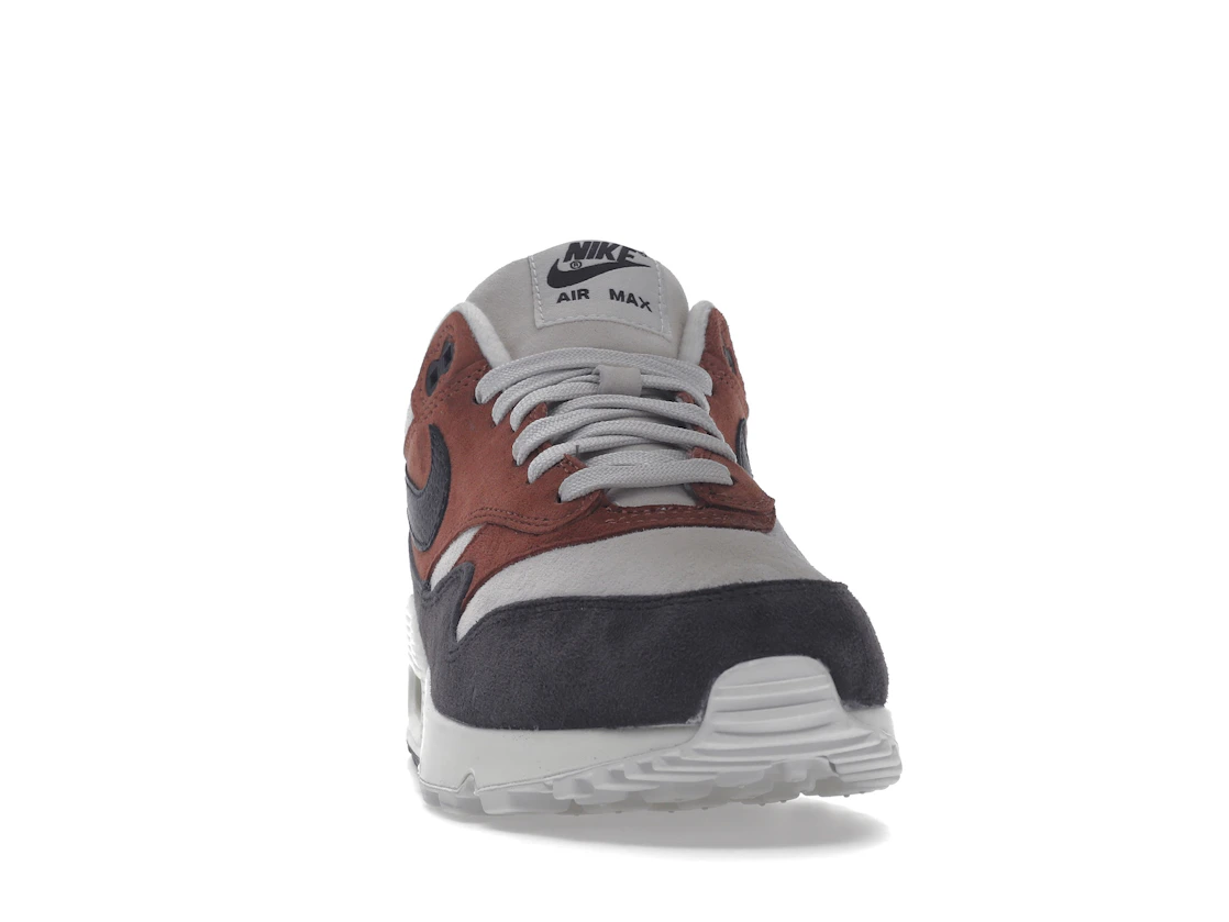 Vue 9 de Nike Air Max 90/1 Red Sepia Oil Grey 