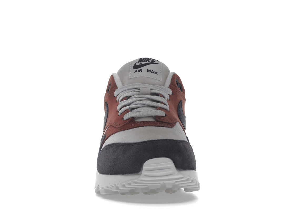 Vue 10 de Nike Air Max 90/1 Red Sepia Oil Grey 