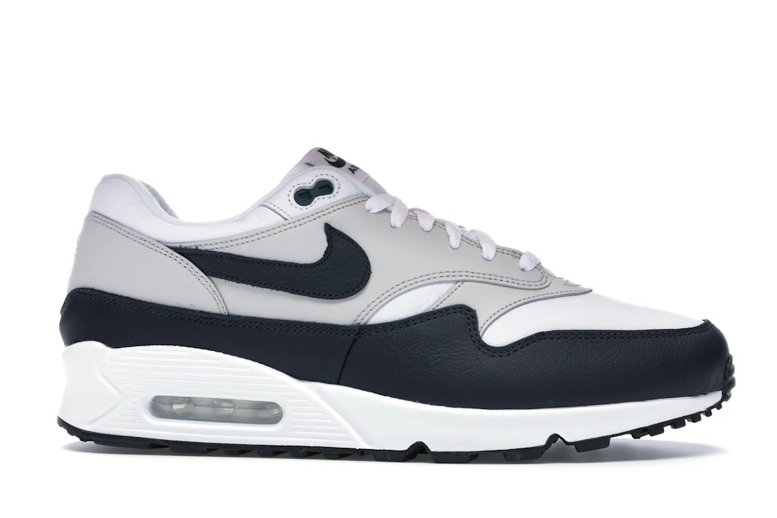 Vue 2 de Nike Air Max 90/1 White Dark Obsidian