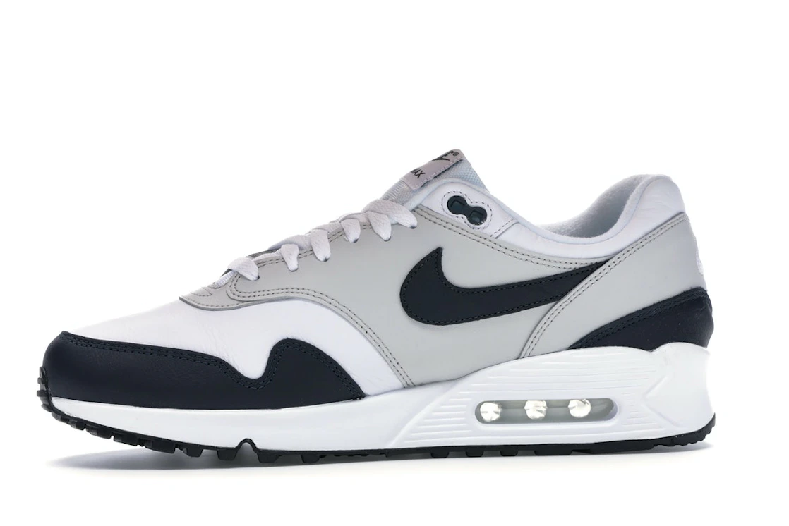 Vue 18 de Nike Air Max 90/1 White Dark Obsidian