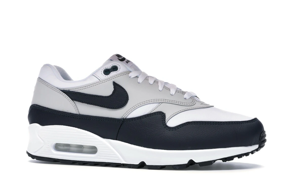 Vue 3 de Nike Air Max 90/1 White Dark Obsidian