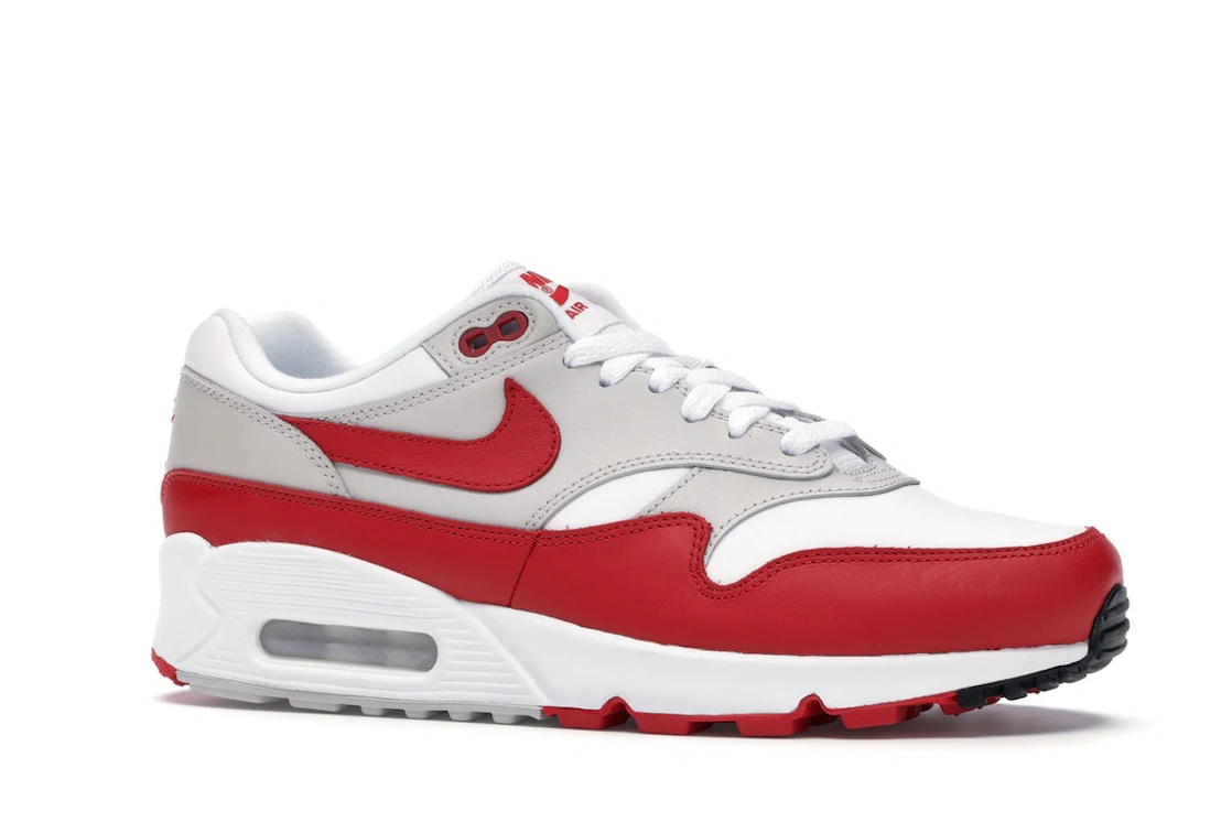 Vue 3 de Nike Air Max 90/1 White University Red 