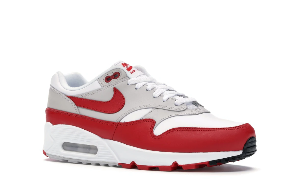 Vue 4 de Nike Air Max 90/1 White University Red 