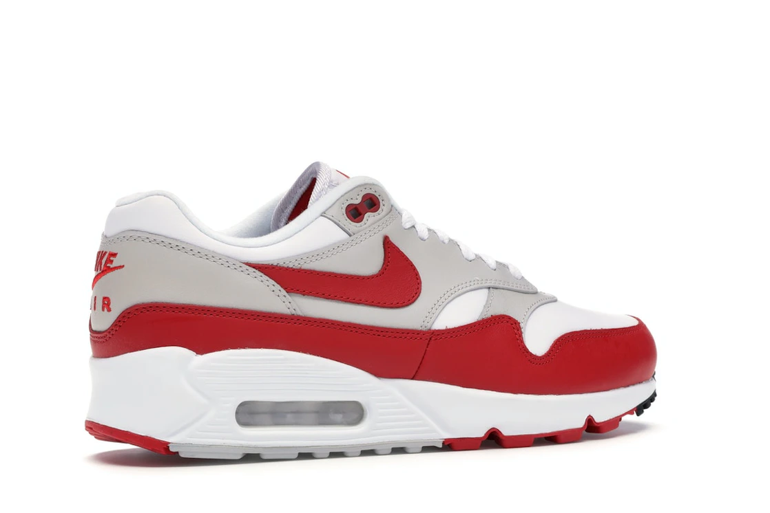 Vue 34 de Nike Air Max 90/1 White University Red 