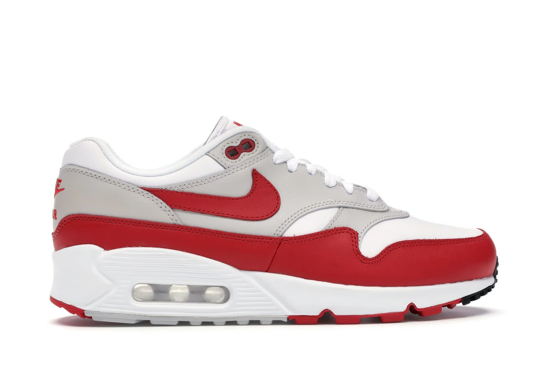 Vue 36 de Nike Air Max 90/1 White University Red 