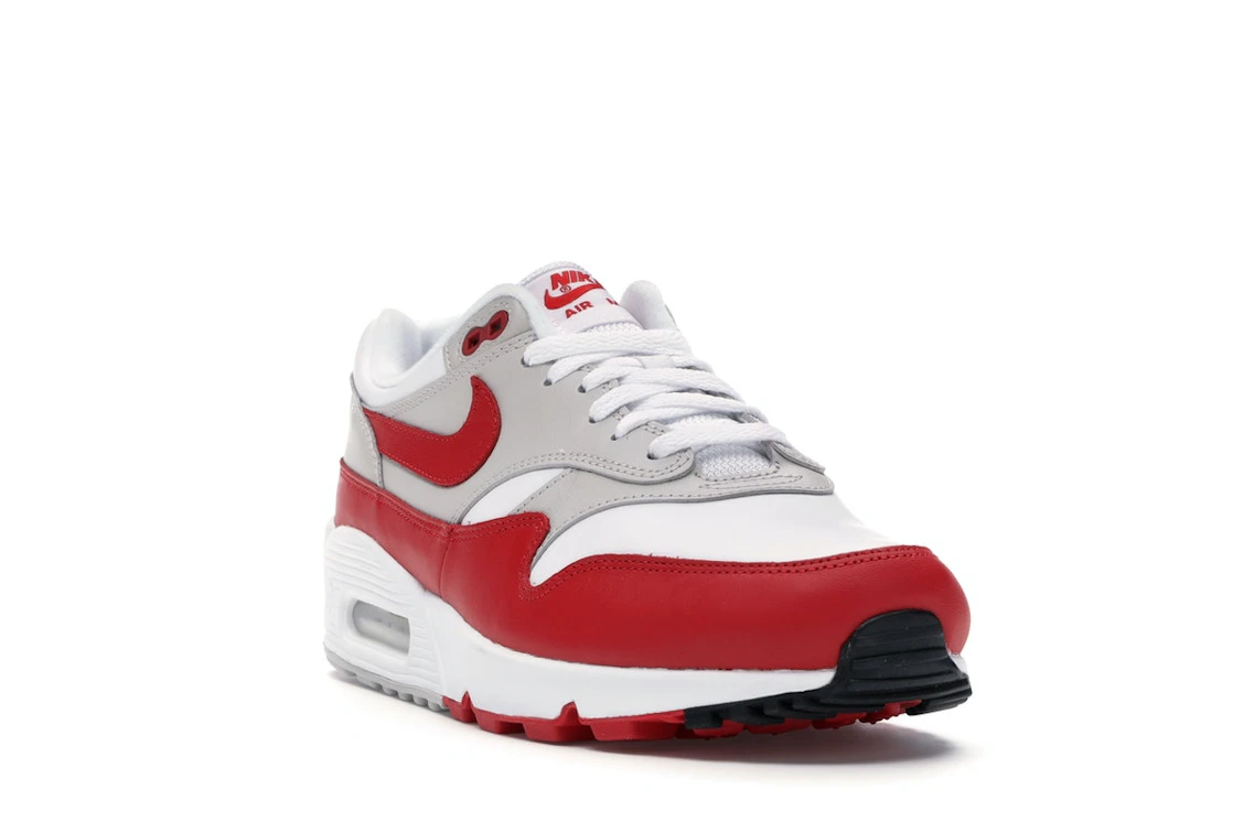 Vue 7 de Nike Air Max 90/1 White University Red 
