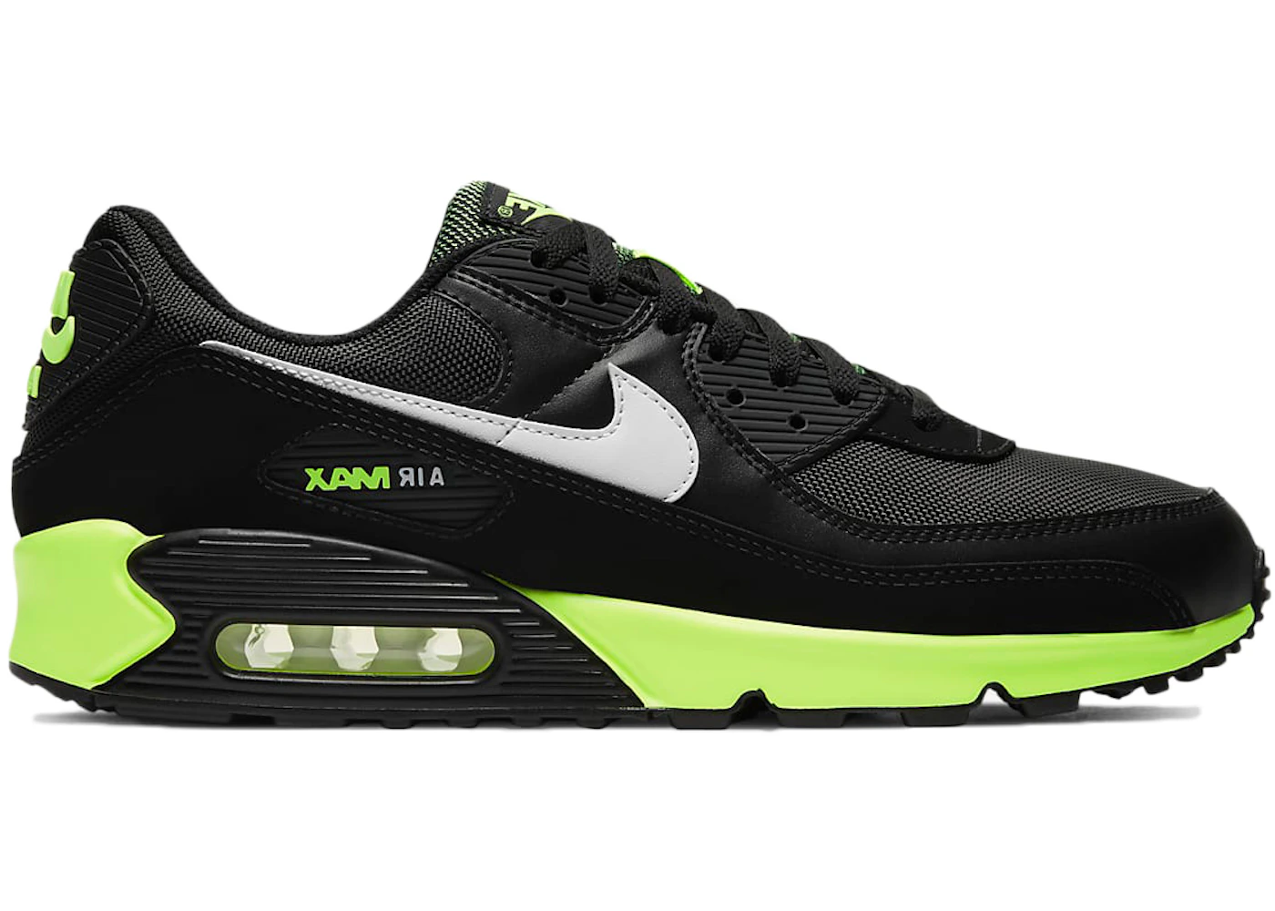 Nike Air Max 90 Black Hot Lime