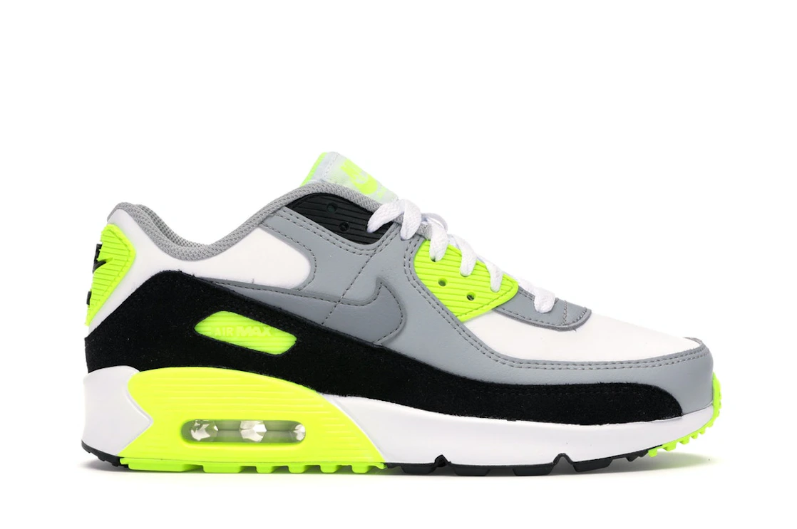Vue 1 de Nike Air Max 90 OG Volt (2020) (GS)