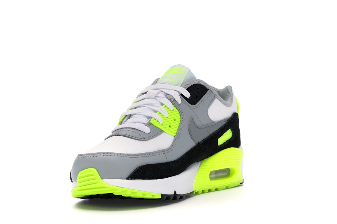 Vue 13 de Nike Air Max 90 OG Volt (2020) (GS)