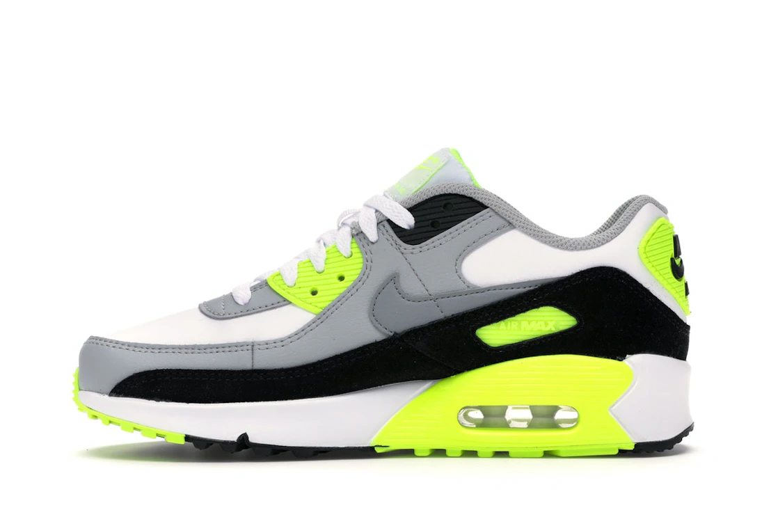 Vue 19 de Nike Air Max 90 OG Volt (2020) (GS)