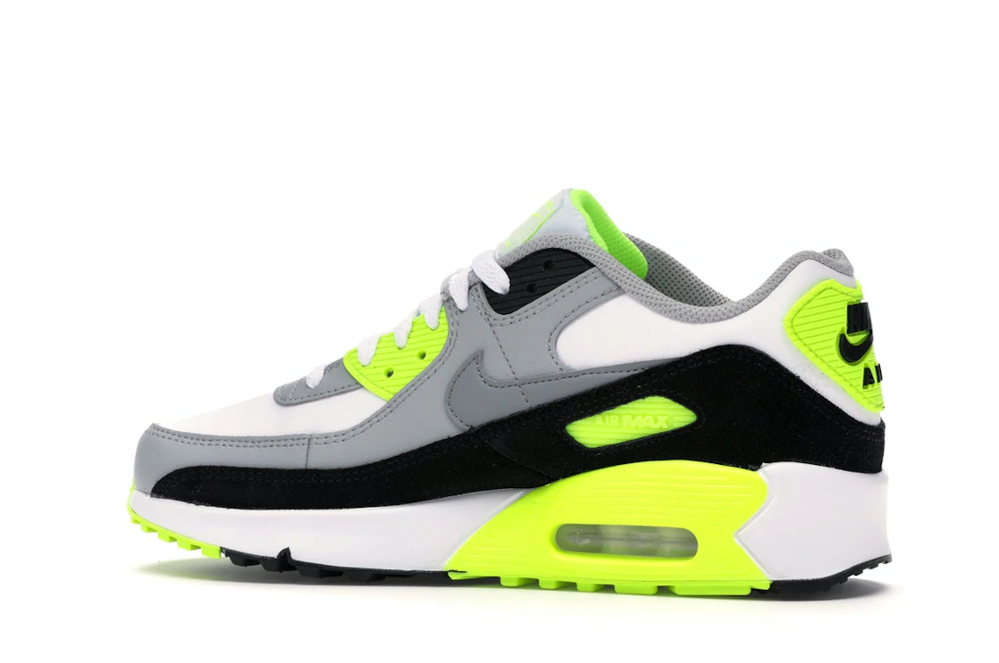Vue 21 de Nike Air Max 90 OG Volt (2020) (GS)