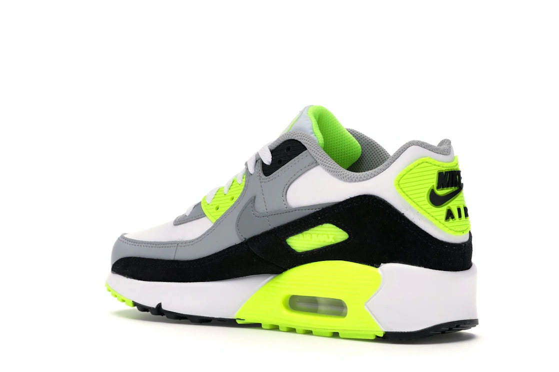 Vue 23 de Nike Air Max 90 OG Volt (2020) (GS)