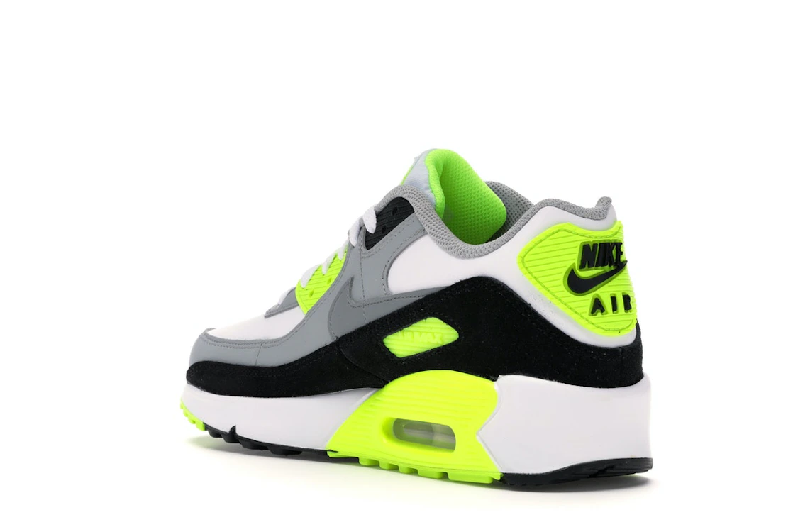 Vue 24 de Nike Air Max 90 OG Volt (2020) (GS)