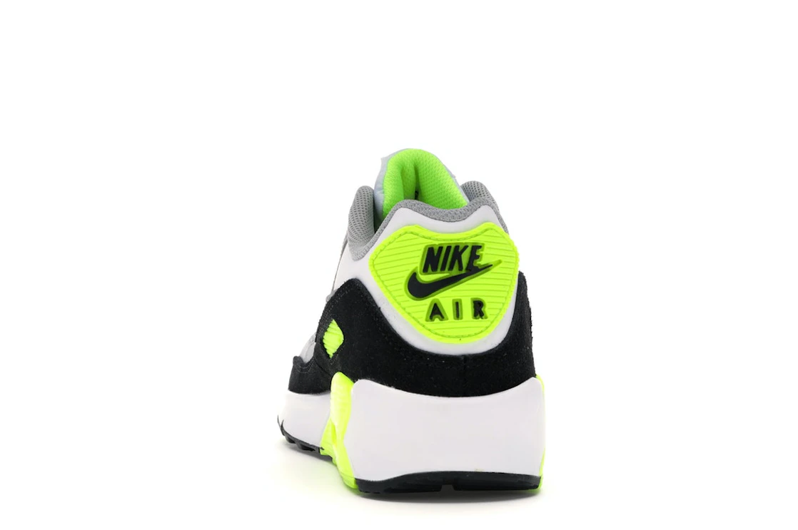 Vue 27 de Nike Air Max 90 OG Volt (2020) (GS)