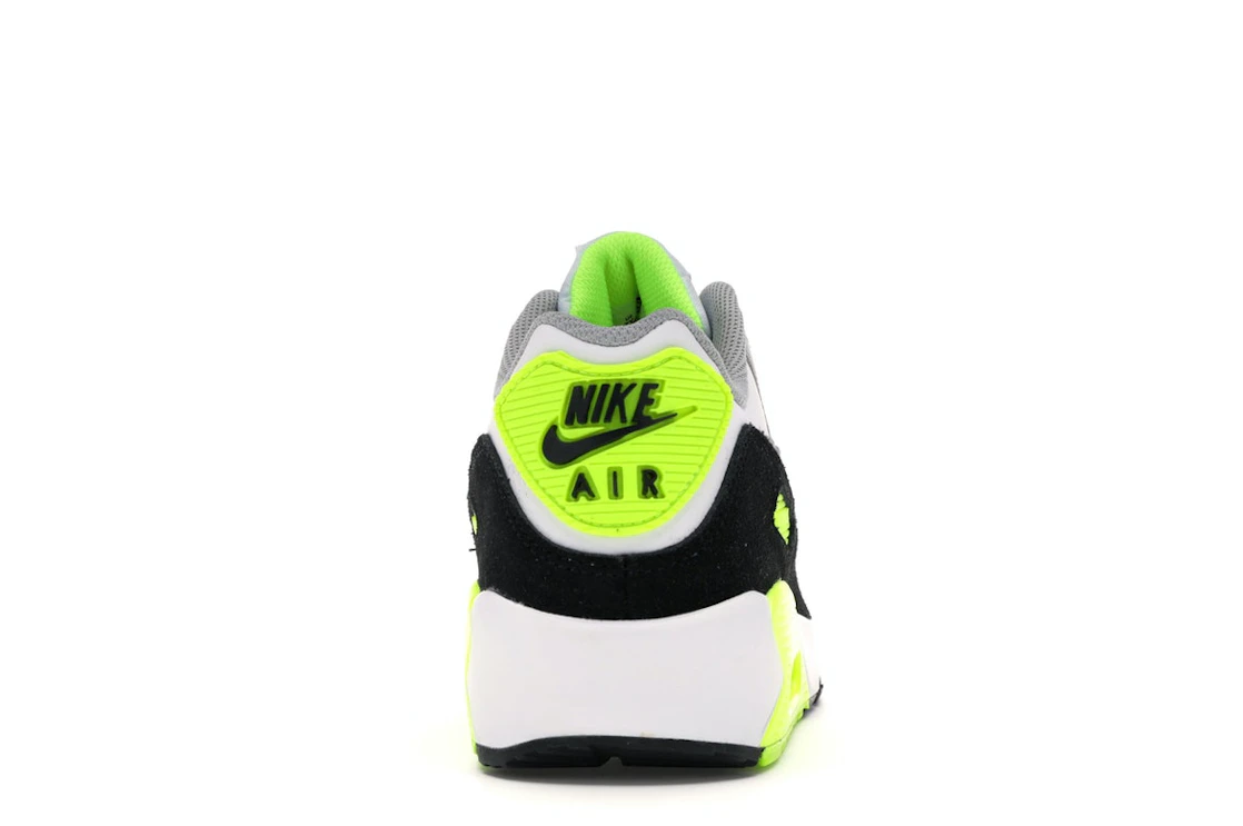 Vue 28 de Nike Air Max 90 OG Volt (2020) (GS)