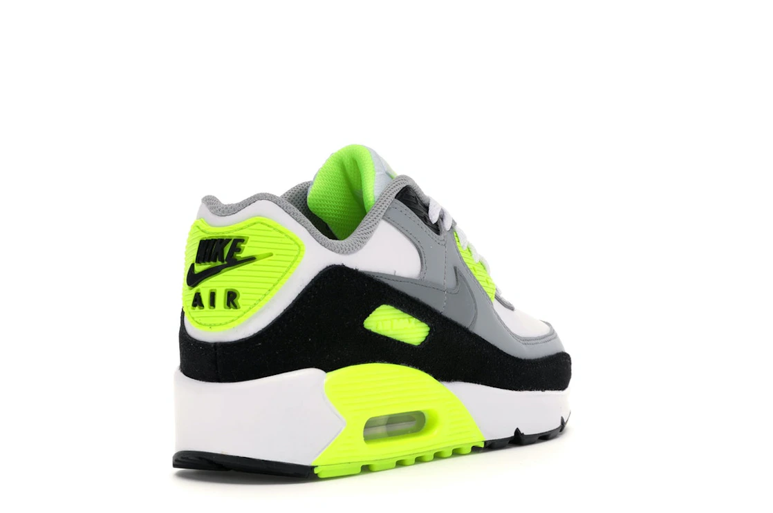Vue 31 de Nike Air Max 90 OG Volt (2020) (GS)