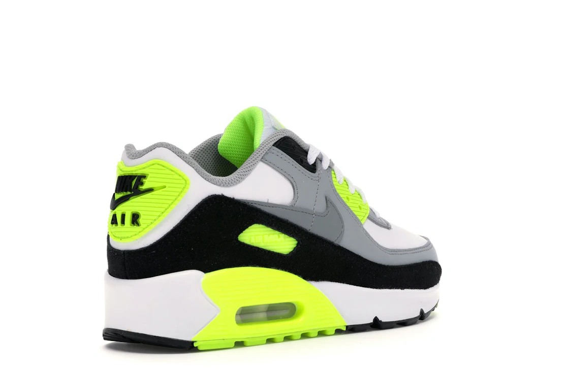 Vue 32 de Nike Air Max 90 OG Volt (2020) (GS)