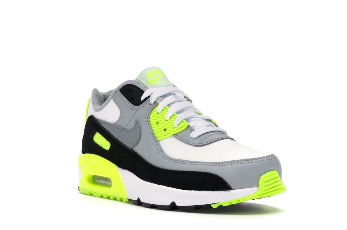 Vue 6 de Nike Air Max 90 OG Volt (2020) (GS)