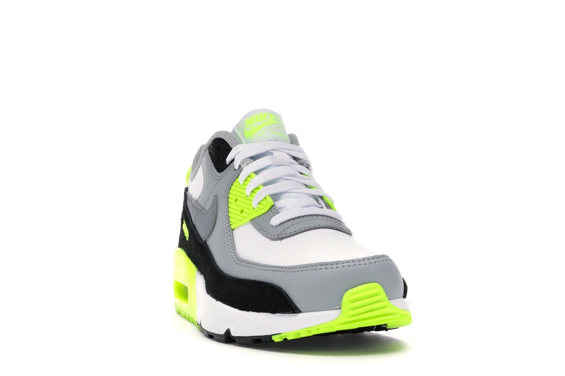 Vue 8 de Nike Air Max 90 OG Volt (2020) (GS)