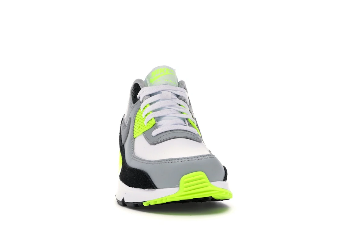 Vue 9 de Nike Air Max 90 OG Volt (2020) (GS)