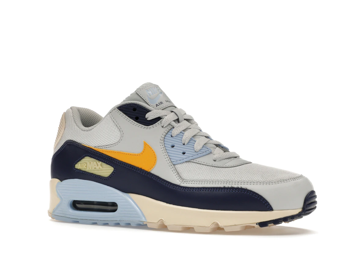 Vue 4 de Nike Air Max 90 Pure Platinum Blue Void