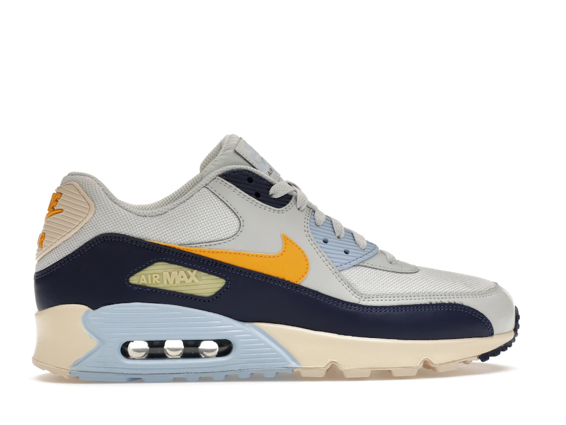 Vue 36 de Nike Air Max 90 Pure Platinum Blue Void