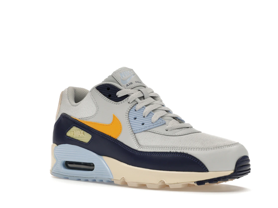 Vue 5 de Nike Air Max 90 Pure Platinum Blue Void
