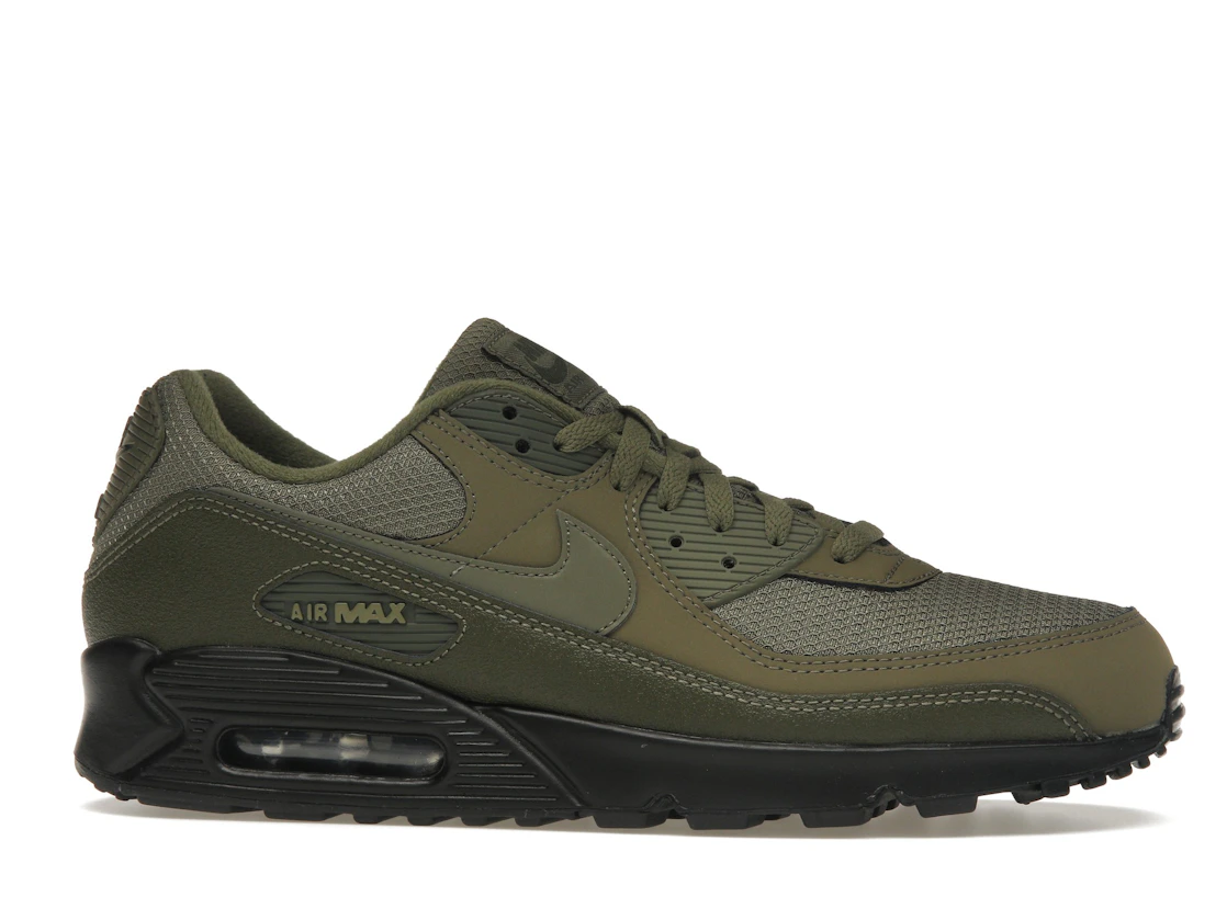 Vue 2 de Nike Air Max 90 Reflective Swoosh Medium Olive
