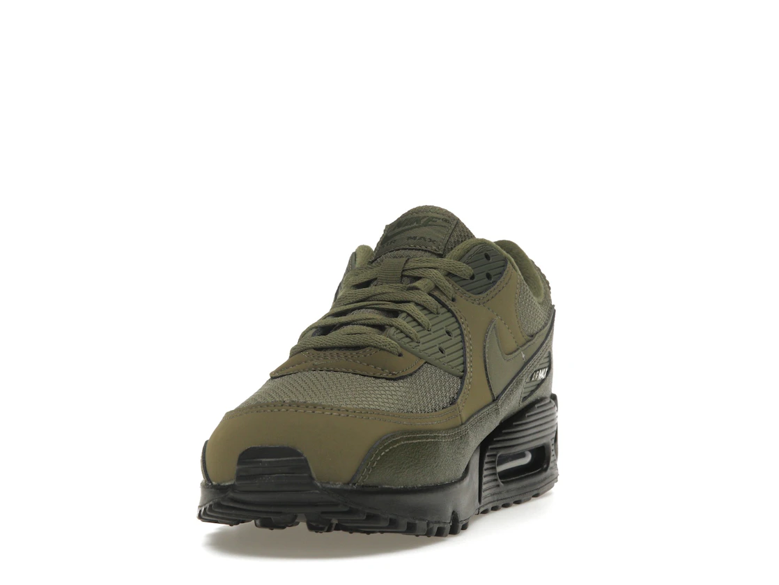 Vue 12 de Nike Air Max 90 Reflective Swoosh Medium Olive