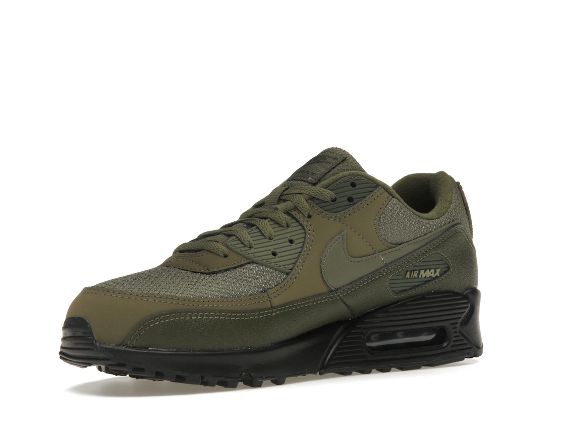 Vue 15 de Nike Air Max 90 Reflective Swoosh Medium Olive